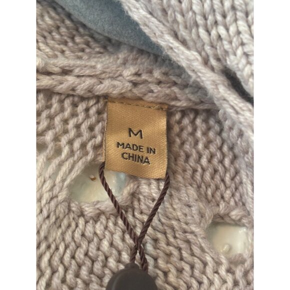 Shyanne Womens Solid Open Knit Duster Cardigan NWT Size M - Picture 5 of 11